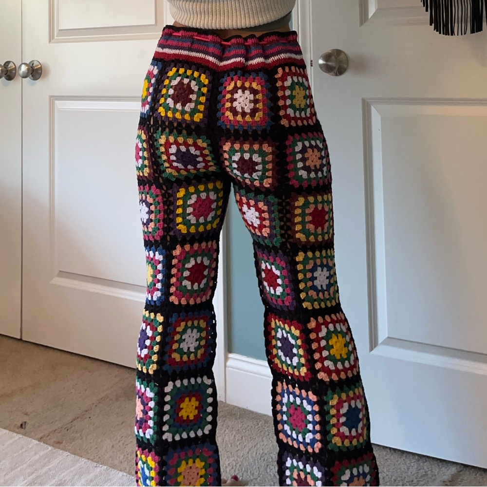 Brazilian handmade crochet pattern pants